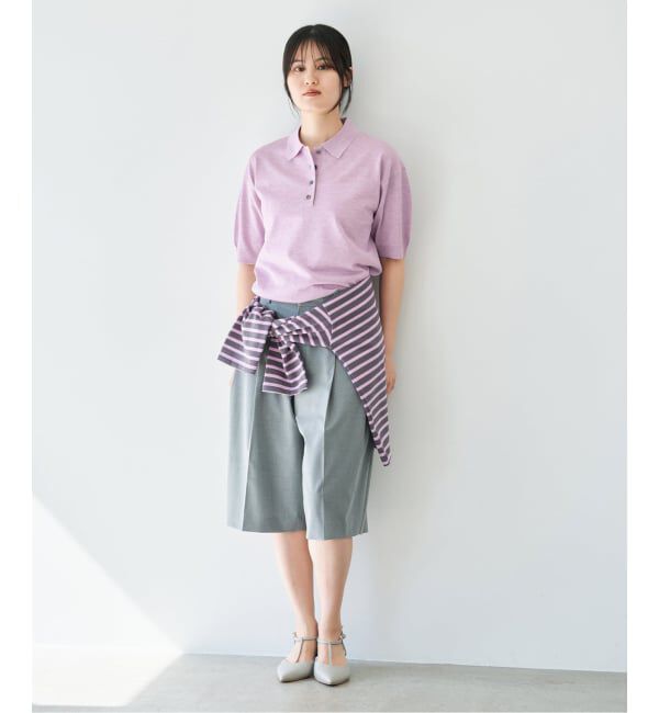 IENA「《予約》LEVITA襟付きプルオーバー」|ニット・セーター|