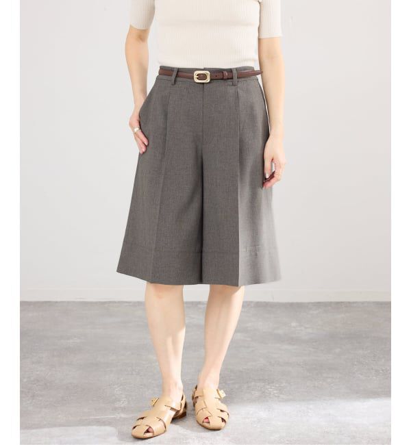 IENA「《セットアップ対応/予約》ウォッシャブル トロピカルハーフパンツ」|その他|