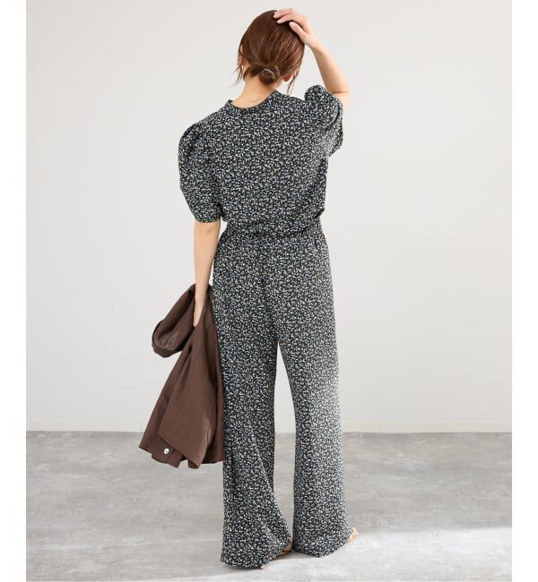 IENA「《セットアップ対応/予約》ソフトヴィンテージフラワーブラウス」|シャツ・ブラウス|