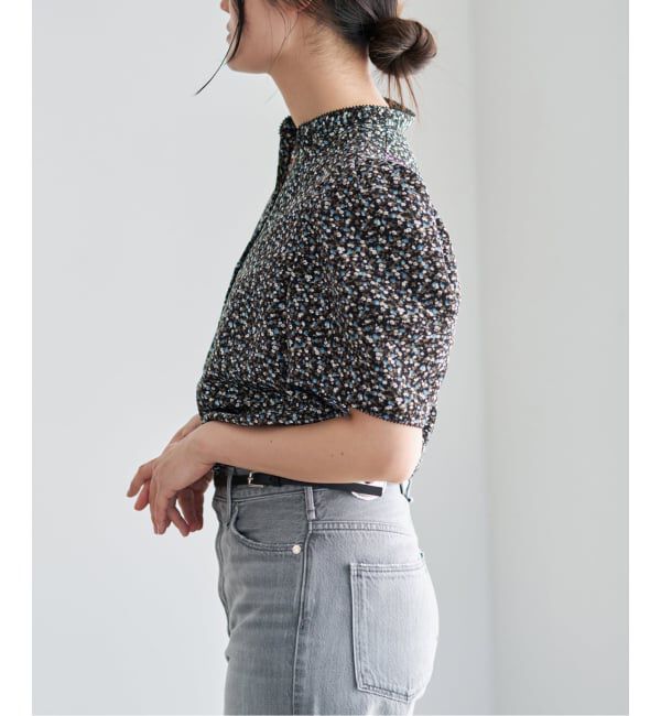 IENA「《セットアップ対応/予約》ソフトヴィンテージフラワーブラウス」|シャツ・ブラウス|