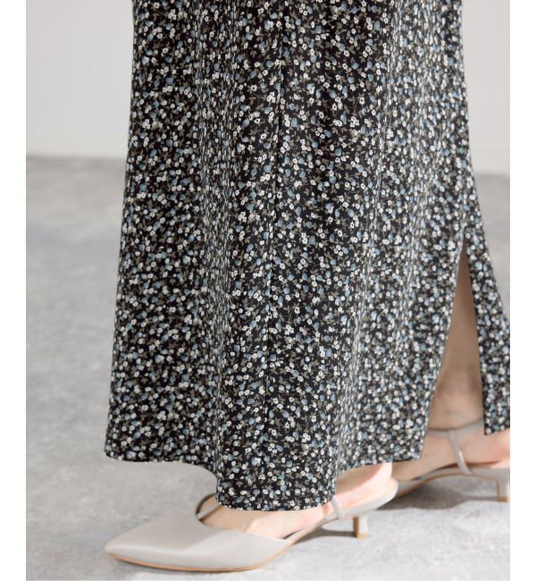 IENA「《セットアップ対応/予約》ソフトヴィンテージフラワースカート」|スカート|