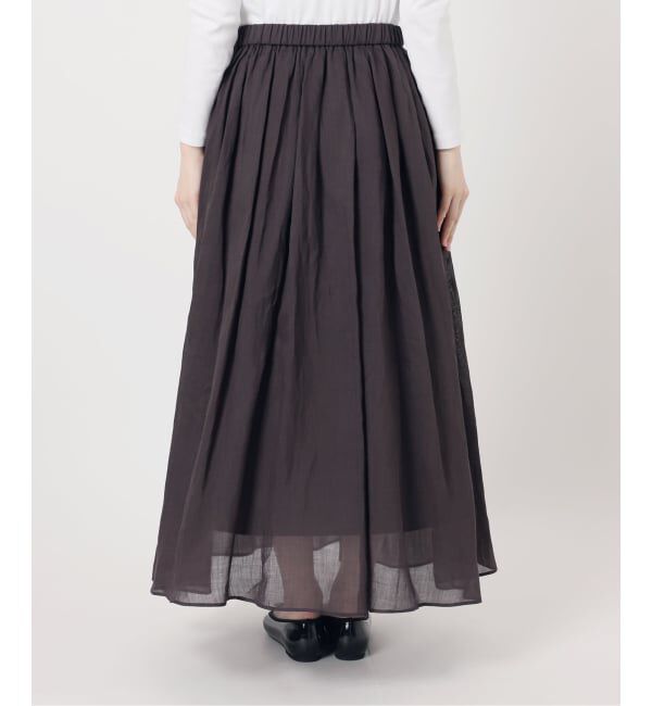 IENA「《セットアップ対応/予約》ラミータックギャザースカート」|スカート|