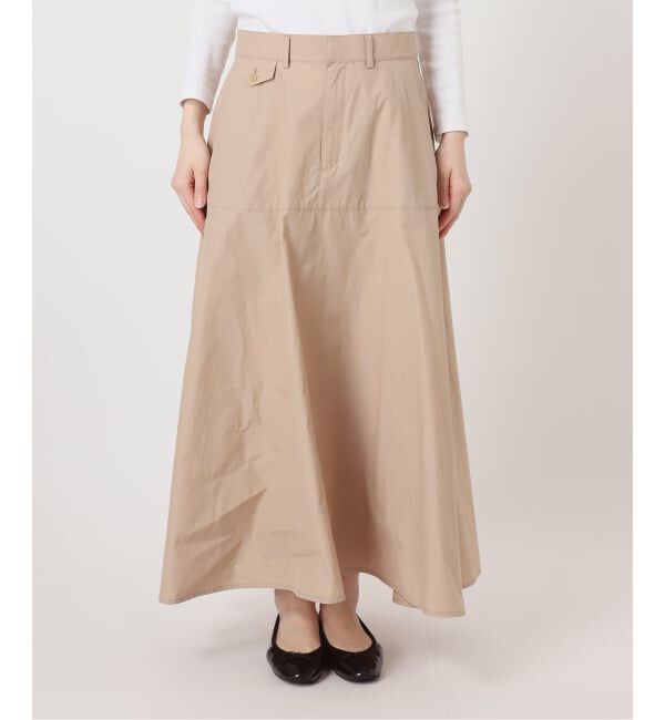 IENA「《予約/洗濯機洗い可》チノライクスカート」|スカート|