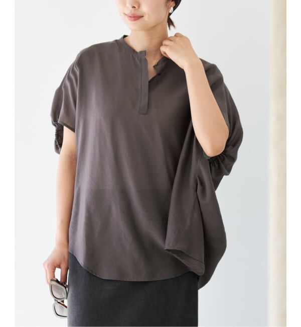 IENA「《WEB限定/追加5予約》ニュアンスドルマンブラウス」|シャツ・ブラウス|