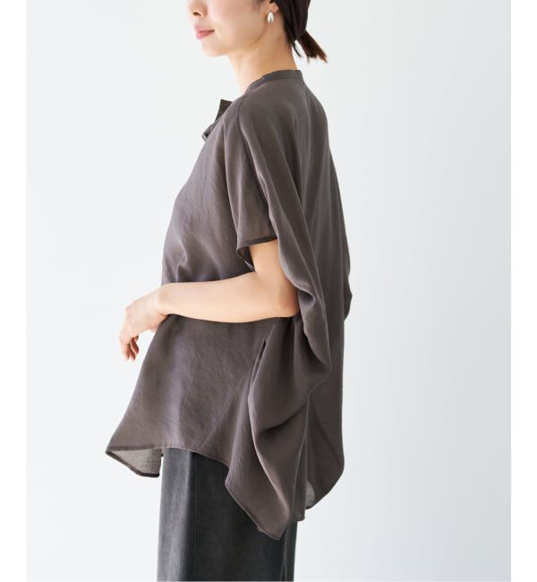 IENA「《WEB限定/追加5予約》ニュアンスドルマンブラウス」|シャツ・ブラウス|