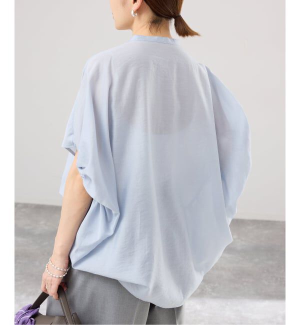 IENA「《WEB限定/追加5予約》ニュアンスドルマンブラウス」|シャツ・ブラウス|