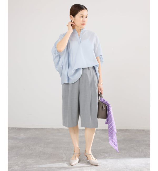 IENA「《WEB限定/追加5予約》ニュアンスドルマンブラウス」|シャツ・ブラウス|