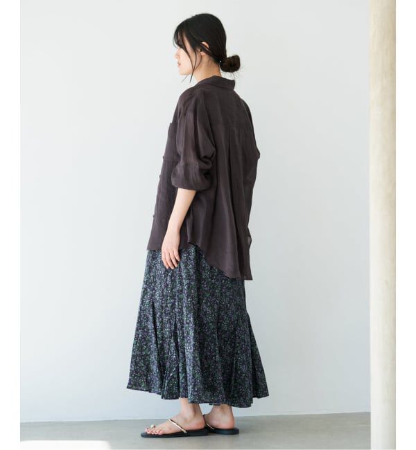 IENA「《セットアップ対応/予約》ラミーレギュラーカラーシャツ」|シャツ・ブラウス|