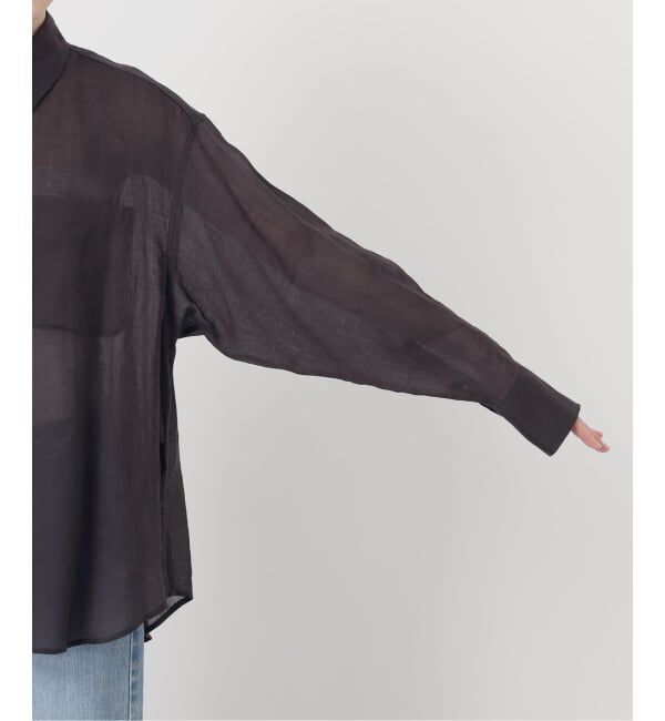 IENA「《セットアップ対応/予約》ラミーレギュラーカラーシャツ」|シャツ・ブラウス|