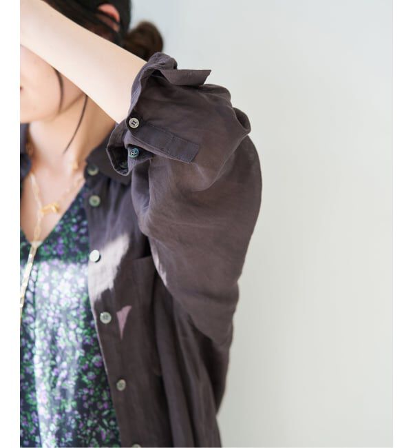 IENA「《セットアップ対応/予約》ラミーレギュラーカラーシャツ」|シャツ・ブラウス|