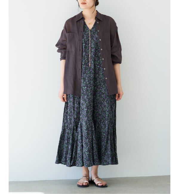 IENA「《セットアップ対応/予約》ラミーレギュラーカラーシャツ」|シャツ・ブラウス|