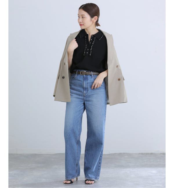 IENA「《WEB限定/追加2予約》フリルプルオーバー」|ニット・セーター|