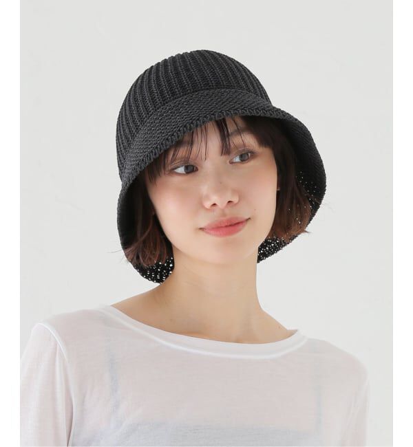 IENA「KIJIMA TAKAYUKI/キジマ タカユキ POLY WASHI KNIT METRO HA ハット WKNY261109」|ハット|