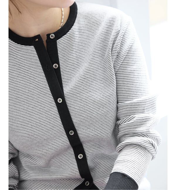 IENA「《予約》セーターマシーンカーディガン」|カーディガン|