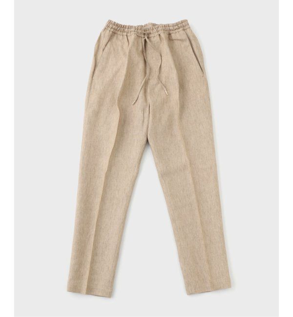 EDIFICE「BRIGLIA(ブリリア)Wimbledon Reda Active Linen Easy」|スラックス|ベージュ