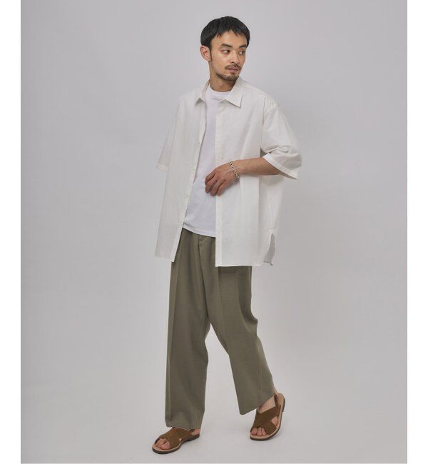 EDIFICE「ETS.MATERIAUX(マテリオ) フレンチワーク ショートスリーブシャツ」|シャツ・ブラウス|