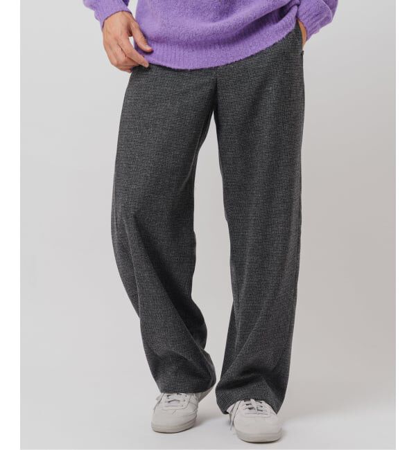 EDIFICE「&rdquo;RE:NEWOOL&rdquo;3D フィット パンツ」|スラックス|