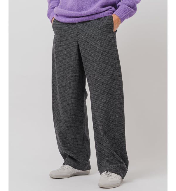 EDIFICE「&rdquo;RE:NEWOOL&rdquo;3D フィット パンツ」|スラックス|