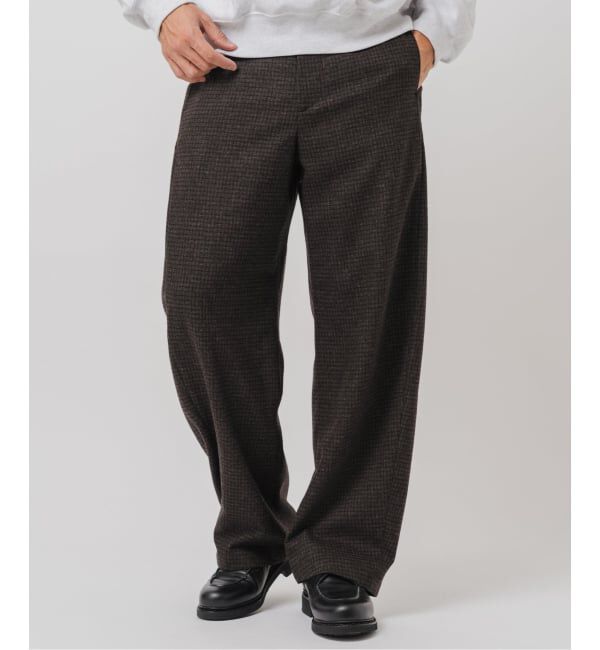 EDIFICE「&rdquo;RE:NEWOOL&rdquo;3D フィット パンツ」|スラックス|