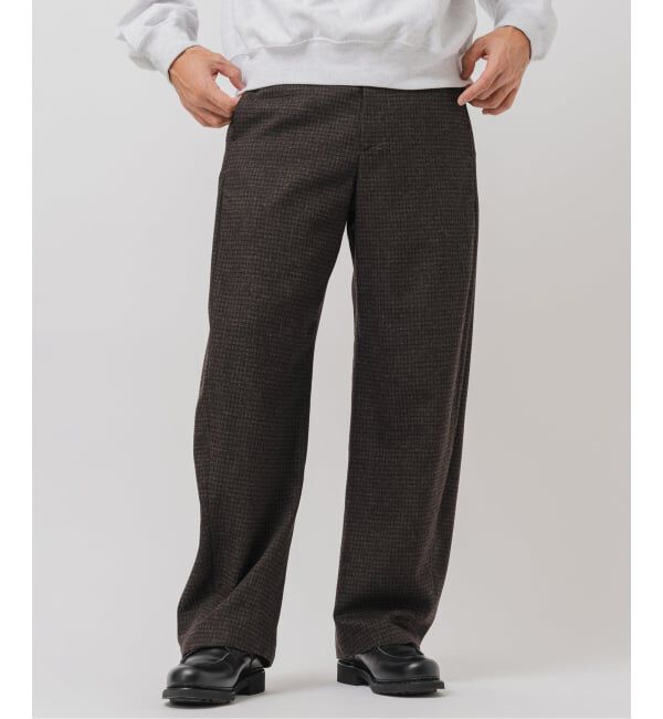 EDIFICE「&rdquo;RE:NEWOOL&rdquo;3D フィット パンツ」|スラックス|