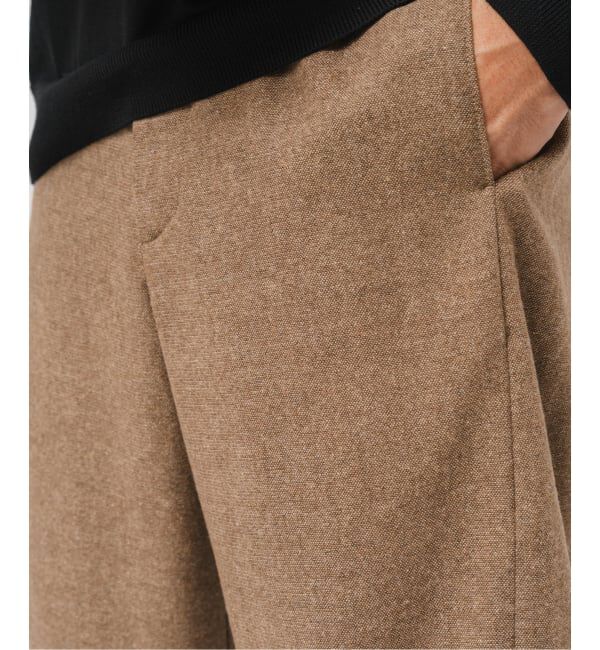 EDIFICE「&rdquo;RE:NEWOOL&rdquo;3D フィット パンツ」|スラックス|