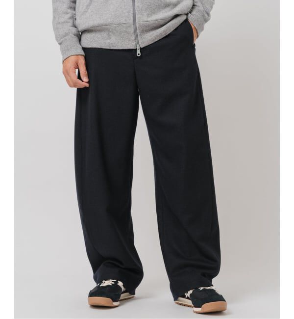 EDIFICE「&rdquo;RE:NEWOOL&rdquo;3D フィット パンツ」|スラックス|