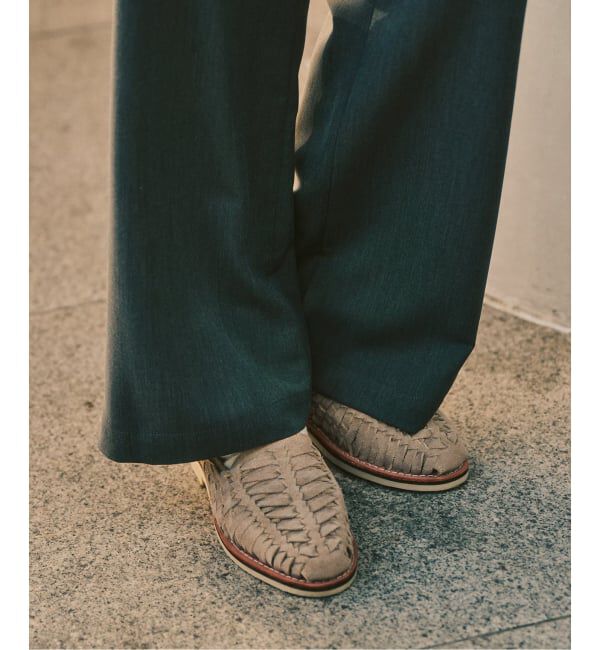 417 EDIFICE「TRツイル ワイドイージーパンツ　」|スラックス|