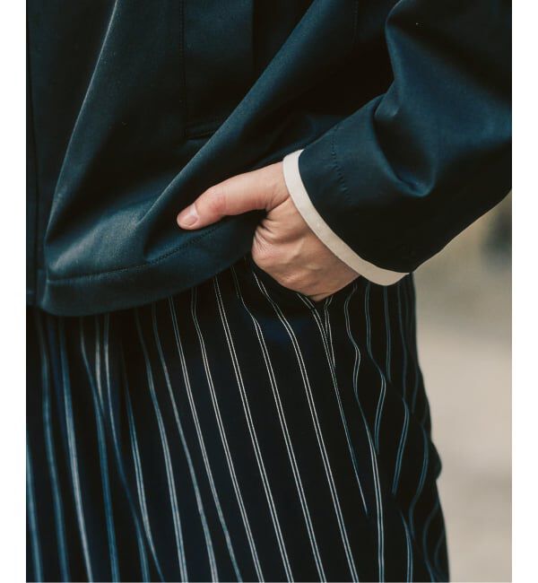 417 EDIFICE「TRツイル ワイドイージーパンツ　」|スラックス|