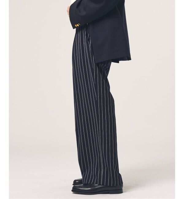 417 EDIFICE「TRツイル ワイドイージーパンツ　」|スラックス|