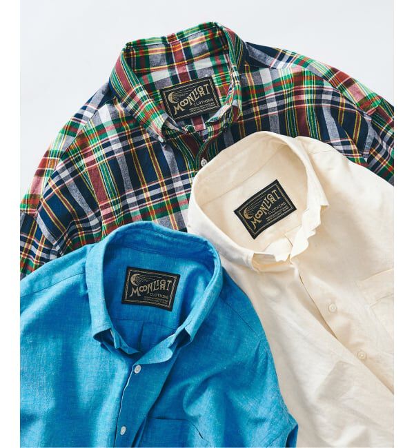 417 EDIFICE「【MOONLIGHT CLOTHING】BIG B.D Madrasシャツ」|シャツ・ブラウス|