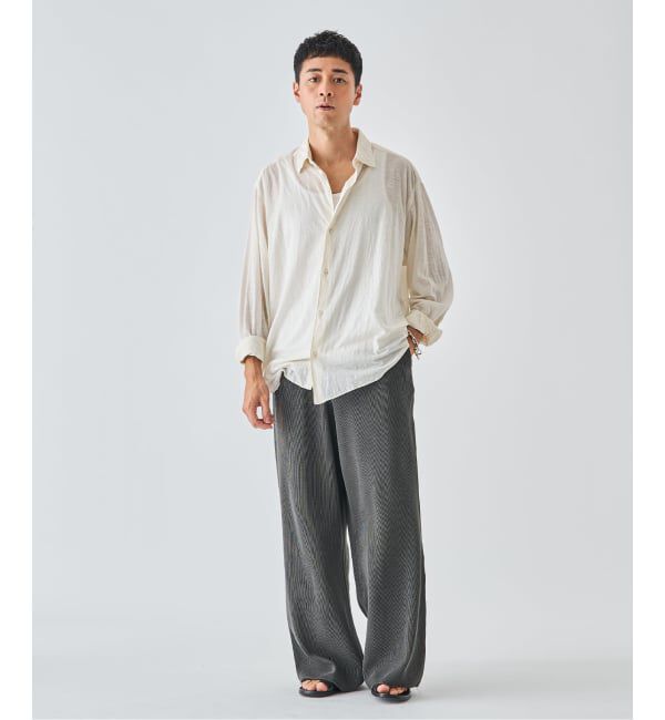 EDIFICE「Kanemasa (カネマサ フィル) 別注18ゲージ ガーメントダイ ワッフル パンツ」|その他|