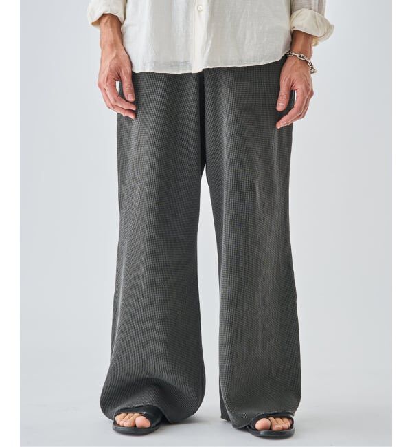 EDIFICE「Kanemasa (カネマサ フィル) 別注18ゲージ ガーメントダイ ワッフル パンツ」|その他|