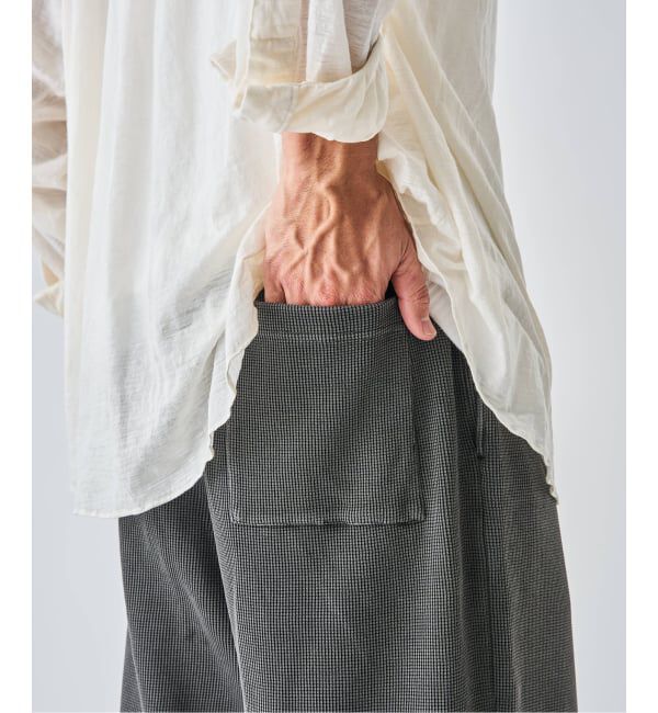 EDIFICE「Kanemasa (カネマサ フィル) 別注18ゲージ ガーメントダイ ワッフル パンツ」|その他|