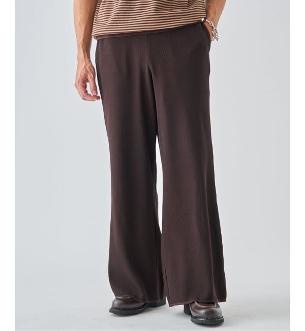 EDIFICE「Kanemasa (カネマサ フィル) 別注18ゲージ ガーメントダイ ワッフル パンツ」|その他|