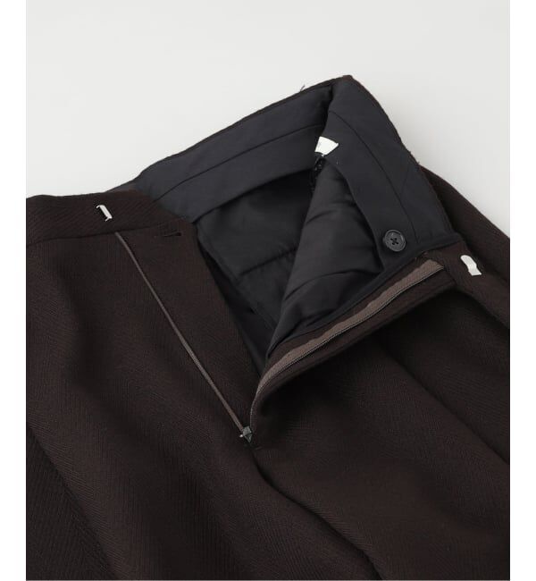 EDIFICE「HUSBANDS（ハズバンズ）WIDE PLEATED TROUSERS IN 4-PLY」|スラックス|