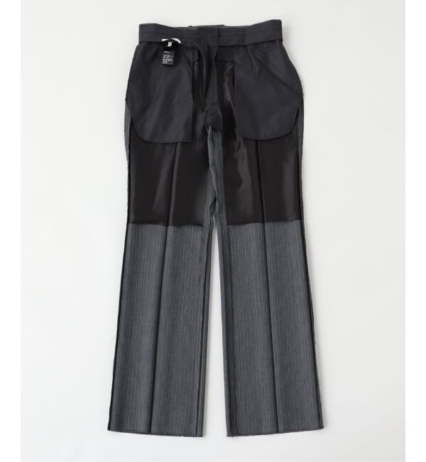 EDIFICE「HUSBANDS（ハズバンズ） FLARED TROUSERS IN WOOL」|スラックス|