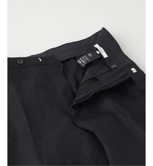 EDIFICE「HUSBANDS（ハズバンズ） WIDE TROUSERS IN LINEN」|スラックス|