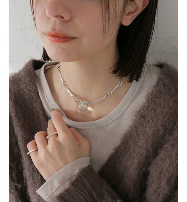 journal standard L'essage「【SAPIR BACHAR/サピア バシャール】ROMAN QUARTZ CHOKER：ネックレス」|ネックレス|シルバー