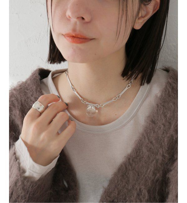 journal standard L'essage「【SAPIR BACHAR/サピア バシャール】ROMAN QUARTZ CHOKER：ネックレス」|ネックレス|