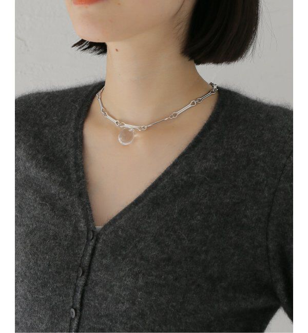 journal standard L'essage「【SAPIR BACHAR/サピア バシャール】ROMAN QUARTZ CHOKER：ネックレス」|ネックレス|