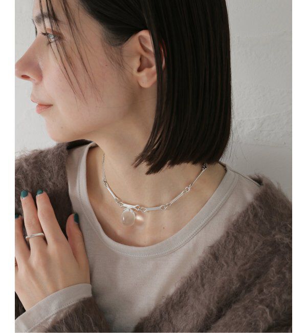 journal standard L'essage「【SAPIR BACHAR/サピア バシャール】ROMAN QUARTZ CHOKER：ネックレス」|ネックレス|