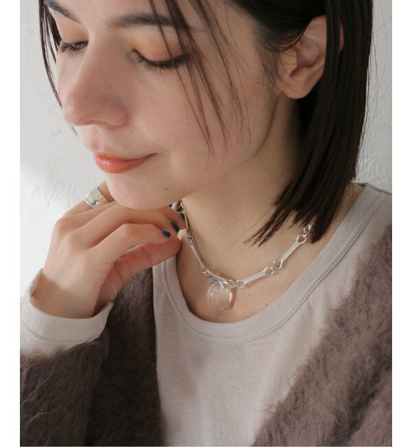 journal standard L'essage「【SAPIR BACHAR/サピア バシャール】ROMAN QUARTZ CHOKER：ネックレス」|ネックレス|