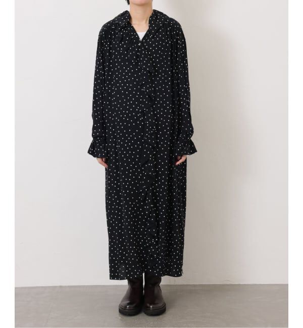 journal standard luxe「Cu/Rローン フリルパフワンピース」|ワンピース|