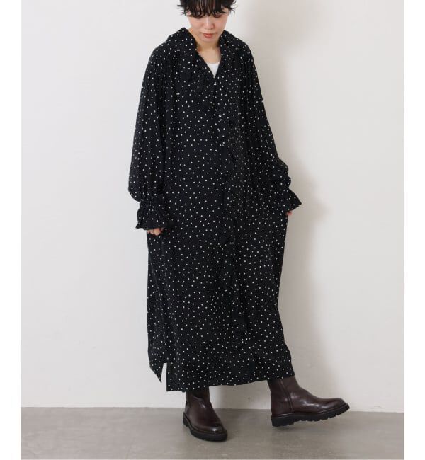 journal standard luxe「Cu/Rローン フリルパフワンピース」|ワンピース|