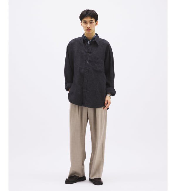 JOURNAL STANDARD「チェック ソフト リネン シャツ」|シャツ・ブラウス|