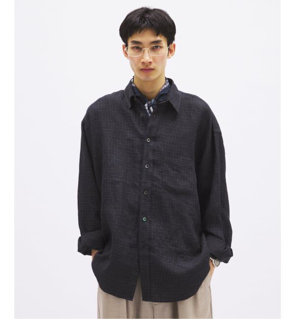 JOURNAL STANDARD「チェック ソフト リネン シャツ」|シャツ・ブラウス|