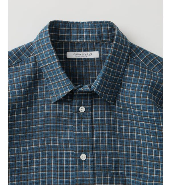 JOURNAL STANDARD「チェック ソフト リネン シャツ」|シャツ・ブラウス|