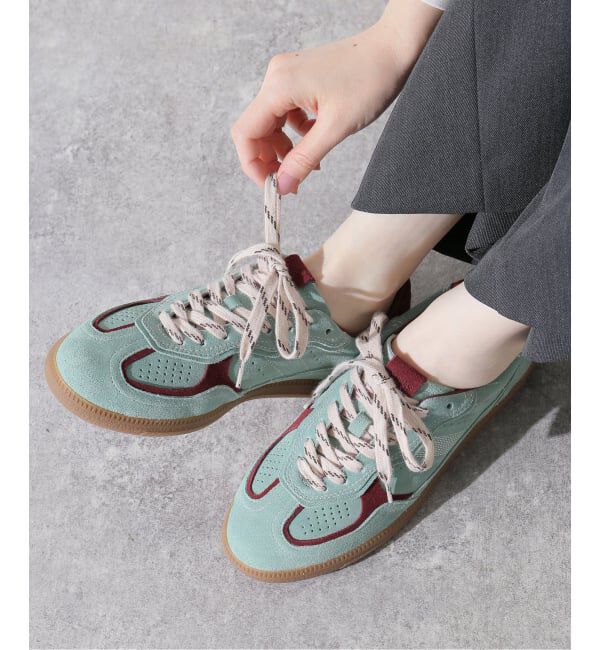 journal standard L'essage「【ALOHAS/アロハス】Tb.490 Rife Matcha Leather ：スニーカー」|スニーカー|グリーン A