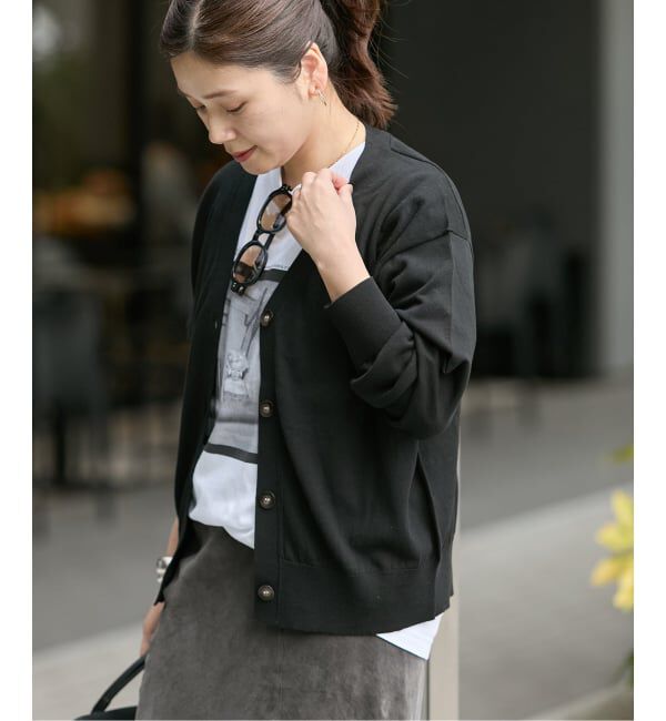 JOURNAL STANDARD「《予約》ウォッシャブル Vカーディガン」|カーディガン|