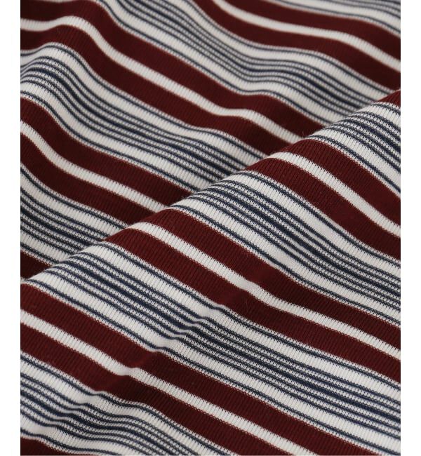 JOURNAL STANDARD「《2枚セット》マルチボーダーヘンリーキャミSET」|Tシャツ・カットソー|